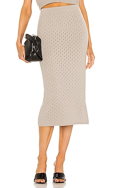 Tibi python faux outlet leather pencil skirt