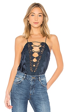 CAMI NYC The Charlie Cami in Navy REVOLVE