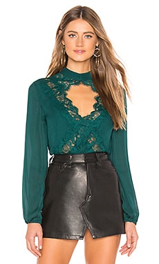 CAMI NYC The Skylar Top in Dark Green REVOLVE