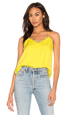 

Майка на бретелях the racer charmeuse - CAMI NYC, Желтый, Выходные