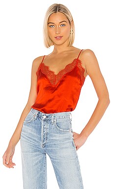 

Майка на бретелях daisy - CAMI NYC, Красный, Шелк