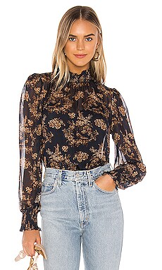 

Топ willa - CAMI NYC, Синий, Шелк