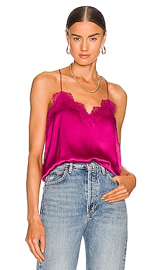 CAMI NYC Racer Charmeuse Cami in Magenta REVOLVE