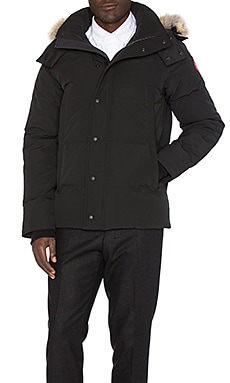 Canada goose fourrure online noir