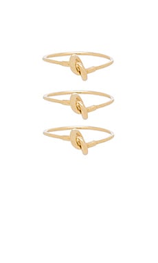 Product image of Cast of Vices Set of 3 Stackable Rings. Click to view full details