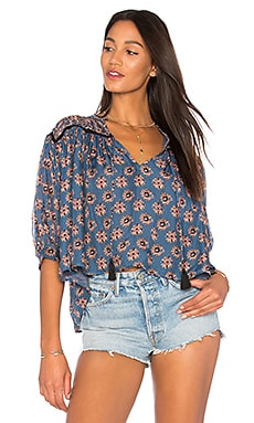 Carolina K Tarahumara Blouse in Blue