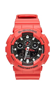 G shock discount ga 100 red