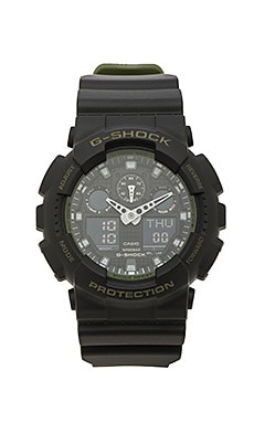 Ga 100 military sales series watch in black