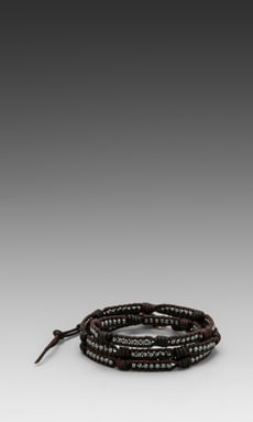 CHAN LUU Wrap Bracelet in Hematite Sippa REVOLVE