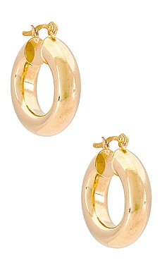 Product image of Child of Wild Aubree Small Tube Hoops. Click to view full details