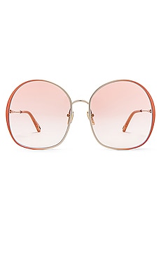 фото Солнцезащитные очки irene oversize round gradient - chloe