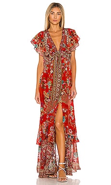zimmermann juliette tie front dress