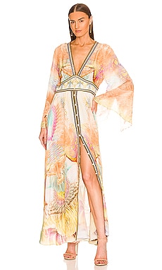 KIMONO SLEEVE ドレス Camilla $749 サステナブル