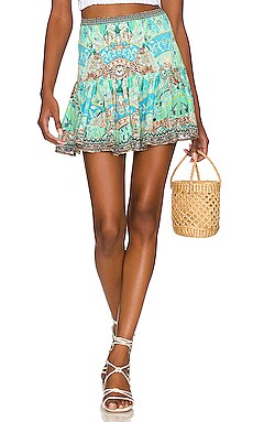 Shirred Mini Skirt Camilla $270 