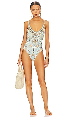 Scoop One Piece With Trims Camilla
