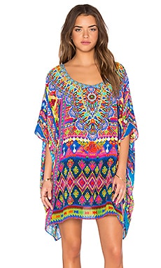 Camilla short clearance round neck kaftan