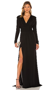 Cinq a Sept Belinda Gown in Black | REVOLVE