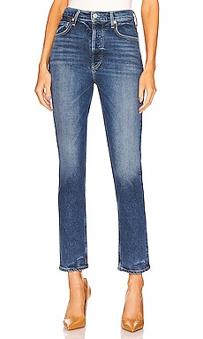 Revolve Women Clothing Jeans High Waisted Jeans Rocket Crop High Rise Skinny. 