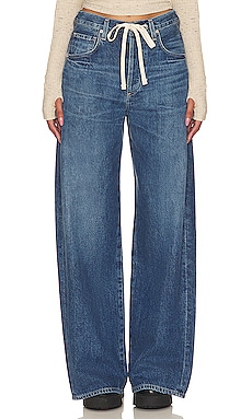 Citizens of Humanity Brynn Drawstring Wide-Leg Trouser Jeans - Bergdorf  Goodman