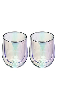 Glass Stemless Double Pack Corkcicle $45 