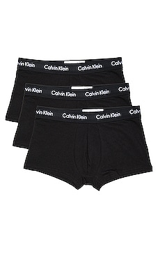 Набор из 3 стрейчевый хлопковых трусов низкой посадки - Calvin Klein Underwear