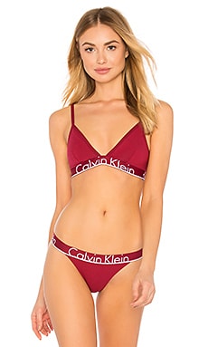 Calvin Klein Underwear CK ID Cotton Bra in Intoxicate