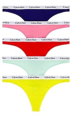 Calvin Klein Carousel Thong 5 Pack Calvin Klein Underwear $49 NEW
