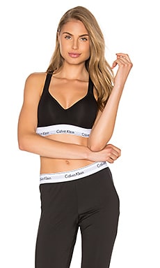 Calvin Klein Underwear Modern Cotton Bralette in Black