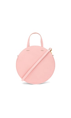 Clare V Petit Alistair Leather Purse in Pale Pink