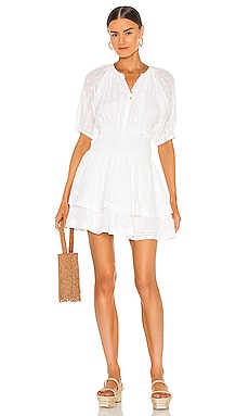 Cleobella Bri Mini Dress in White | REVOLVE