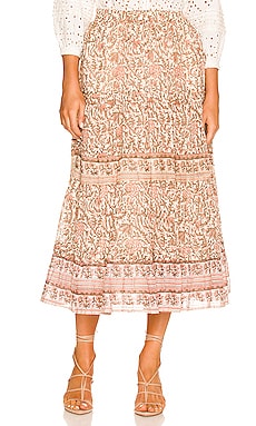 Jade Midi Skirt Cleobella $170 