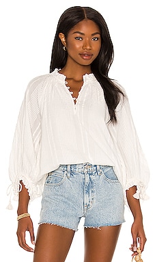 Cleobella Charlie Blouse in Ivory | REVOLVE