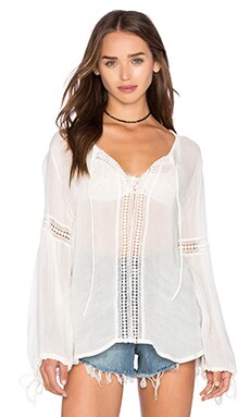 Free People Cleo Bodysuit - Ivory