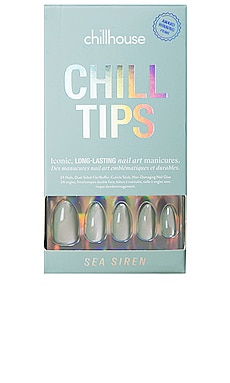 Sea Siren Classic Almond Chill Tips Press-On Nails Chillhouse