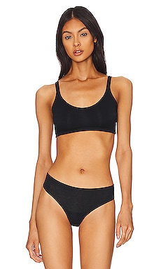 Commando Butter Soft-Support Strapless Bralette in Black