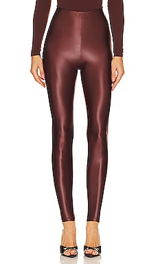 Beyond Yoga Spacedye At Your Leisure High Waisted Midi Legging in  Firecracker Red Heather