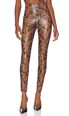 Commando Animal Legging in Tawny Python