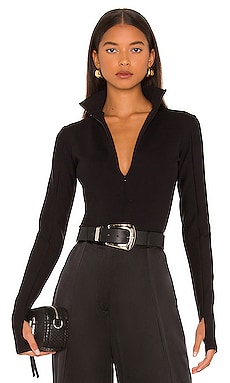 Revolve Women Clothing Tops Bodies Natasha Cut Out Bodysuit in Black. 