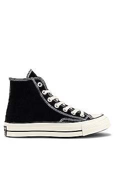 Converse Chuck 70 Hi Sneaker in Black & Egret | REVOLVE