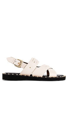 Coach Gemma Sandal in Chalk REVOLVE