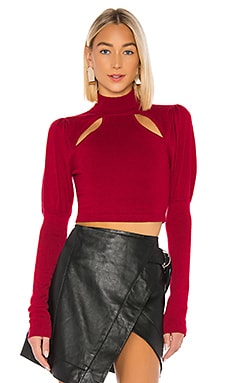 Camila Coelho Elisha Sweater in Red | REVOLVE