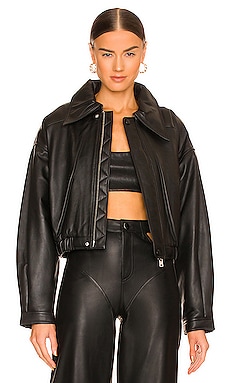 Raven Leather Jacket Camila Coelho $321 