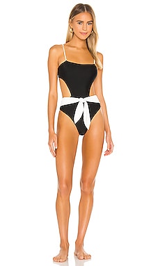 BEACH RIOT Carlie One Piece in Taupe Spot