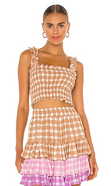 Remi Gingham Top coolchange $68 