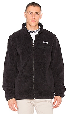 Columbia Harborside Zip Fleece Jacket in Black | REVOLVE