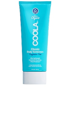 Fragrance Free Classic Body Organic Sunscreen Lotion SPF 50 COOLA $28 