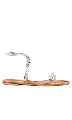 CoRNETTI Aglientu Sandal in Iridescent White Python REVOLVE