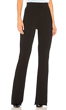 COTTON CITIZEN PANTALON TAILLE HAUTE THE MILAN en Jet Black