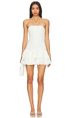 Revolve white polka dot hot sale dress