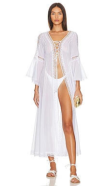 Charo Ruiz Ibiza Zia Kaftan in White | REVOLVE